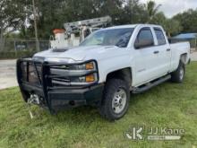 2018 Chevrolet Silverado 2500HD 4x4 Extended-Cab Pickup Truck Runs & Moves)( Jump To Start, Body Dam