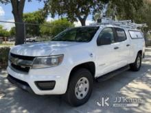 2018 Chevrolet Colorado 4x4 Crew-Cab Pickup Truck Runs & Moves) (Jump To Start, Body Damage, Bad Tra