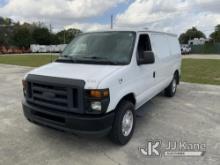 2014 Ford E350 Cargo Van Not Running, Condition Unknown) (Rear Doors & Side Door Will Not Open) FL R