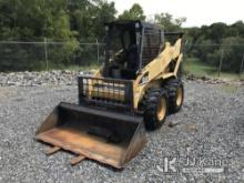 2002 Cat 242 Rubber Tired Skid Steer Loader Runs, Moves) (Missing S/N Plate