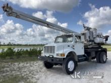 Terex/Reedrill 330-25FT, Pressure Digger mounted on 2000 International 4800 4x4 Cab & Chassis Runs &