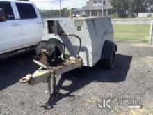 LeRoi Q185DJ-E Air Compressor, trailer mtd (Municipality Owned) No Title) (Runs & Makes Air