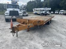 2006 Econoline MP1225TE T/A Tilt Deck Tagalong Equipment Trailer, 24,000lb GVWR Tire Off Rim