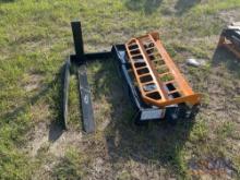 2023 Land Honor PF-11-3500G 4000LB 42in Forks and Frame Skid Steer Attachment