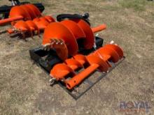 2024 Raytree RMA42 Auger w/ 3 Bits Skid Steer Attachment