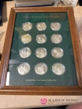 Norman Rockwell, spirit of scouting, silver tokens