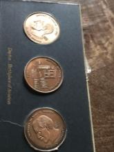 Daytons aviation landmarks coins 1976