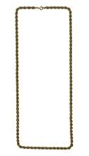 18k Yellow Gold Twisted Rope Necklace