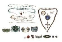 Native American Sterling Silver and Gemstone Jewelry Assortment