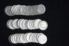 Group of 50 - Roosevelt Silver Dimes