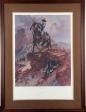 LEE BRUBAKER BUFFALOW SOLDIER SCOUTS OUT PRINT