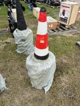 (20) Pvc Safety Traffic Cones