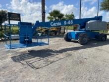 Genie S-65 Telescopic Boom Lift R/k