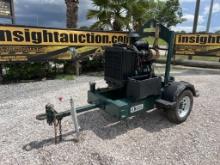 JOHN DEERE 4024 DIESEL ENGINE TRAILER MOUNTED