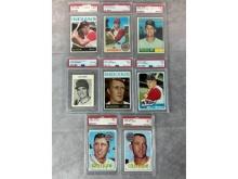 Cleveland Indians 1960s PSA lot of (8) mostly PSA 7