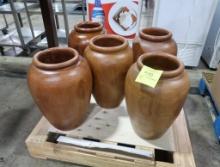 teak wood pots