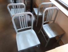 metal cafe chairs