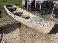 Grumman Aluminum Flat-back Canoe