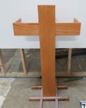 Oak Cross Pulpit