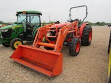 2048 L4200 KUBOTA 2 POST MFD W/KUBOTA LA854 LOADER 914HR S/N:L4240D717970