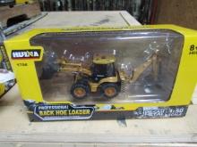 2407 METAL HULNA DIE CAST BACKHOE TOY