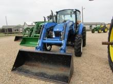 4551 T4-75 NEW HOLLAND C/A MFD POWERSTAR W/655TL NH LOADER 420/85R30 1518HRS 2013 MODEL 1518 S/N:...