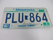Bert Blyleven of the Minnesota Twins signed autographed license plate PSA DNA Pre Cert LOA