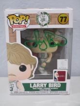 Larry Bird of the Boston Celtics signed autographed Funko Pop Figure Player Authentic Holo