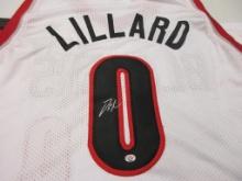 Damian Lillard of the Portland Trail Blazers signed autographed basketball jersey PAAS COA 246