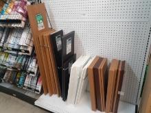 Wood shelving and contact paper