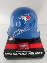 Vladimir Guerrero Jr of the Toronto Blue Jays signed autographed mini batting helmet PAAS COA 980