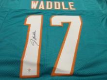 Jaylen Waddle of the Miami Dolphins signed autographed football jersey PAAS COA 220