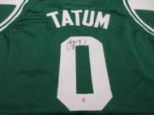 Jayson Tatum of the Boston Celtics signed autographed basketball jersey PAAS COA 559