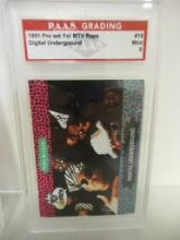 Digital Underground 1991 Pro Set Yo! MTV Raps #18 graded PAAS Mint 9