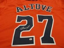 Jose Altuve of the Houston Astros signed autographed baseball jersey PAAS COA 107