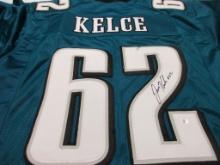 Jason Kelce of the Philadelphia Eagles signed autographed football jersey PAAS COA 214