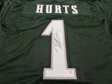 Jalen Hurts of the Philadelphia Eagles signed autographed football jersey PAAS COA 820