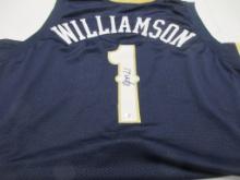 Zion Williamson of the New Orleans Pelicans signed autographed basketball jersey PAAS COA 134
