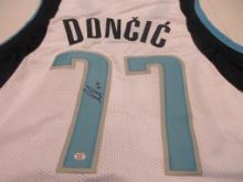 Luka Doncic of the Dallas Mavericks signed autographed basketball jersey PAAS COA 738