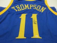 Klay Thompson of the Golden State Warriors signed autographed basketball jersey PAAS COA 242