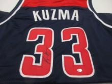 Kyle Kuzma of the Washington Wizards signed auto DISTRICT basketball jersey PAAS COA 410