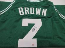 Jaylen Brown of the Boston Celtics signed autographed basketball jersey PAAS COA 497