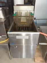 Pitco Double Fryer - Natural Gas - 24 in