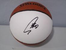 Stephen Curry of the Golden State Warriors signed autographed mini basketball PAAS COA 695