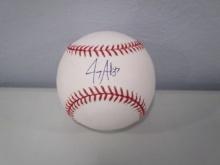 Jerry Sands of the LA Dodgers signed autographed baseball PSA DNA COA 089