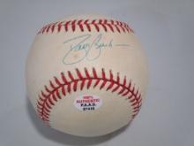 Dave Justice of the Atlanta Braves signed autographed baseball PAAS COA 416