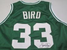 Larry Bird of the Boston Celtics signed autographed basketball jersey PAAS COA 659