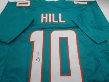Tyreek Hill of the Miami Dolphins signed autographed football jersey PAAS COA 603