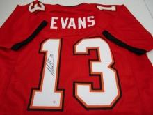 Mike Evans of the Tampa Bay Buccaneers signed autographed football jersey PAAS COA 929