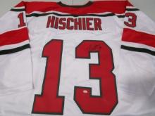 Nico Hischier of the New Jersey Devils signed autographed hockey jersey PAAS COA 006